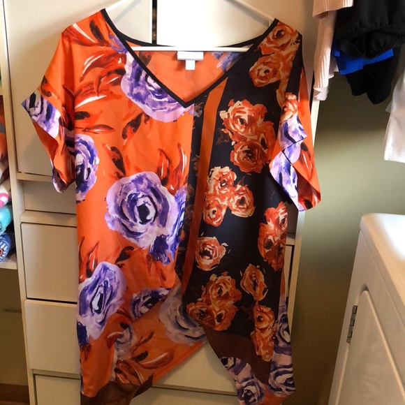 EUC Floral Print Top from NY&C - Picture 1 of 5